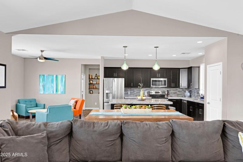 Open Flow Kitchen to Living