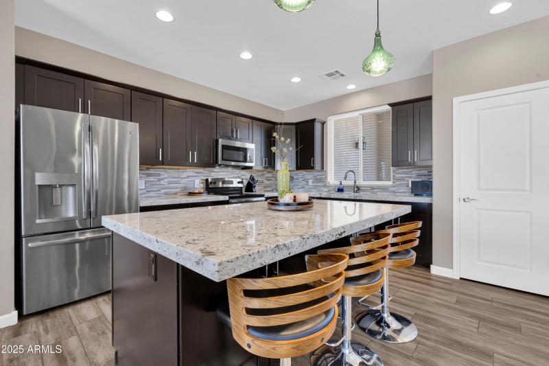 Modern Kitchen with Bar Seating