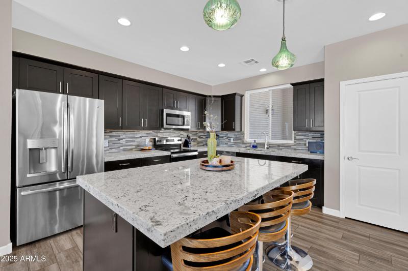 Sleek Kitchen with Large Island