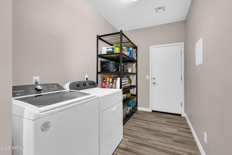 Storage-Focused Laundry Area