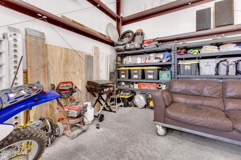 Gear Storage + Work Corner