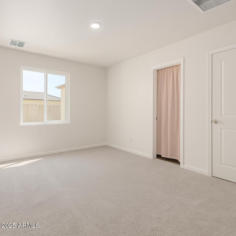 primary bedroom without furniture