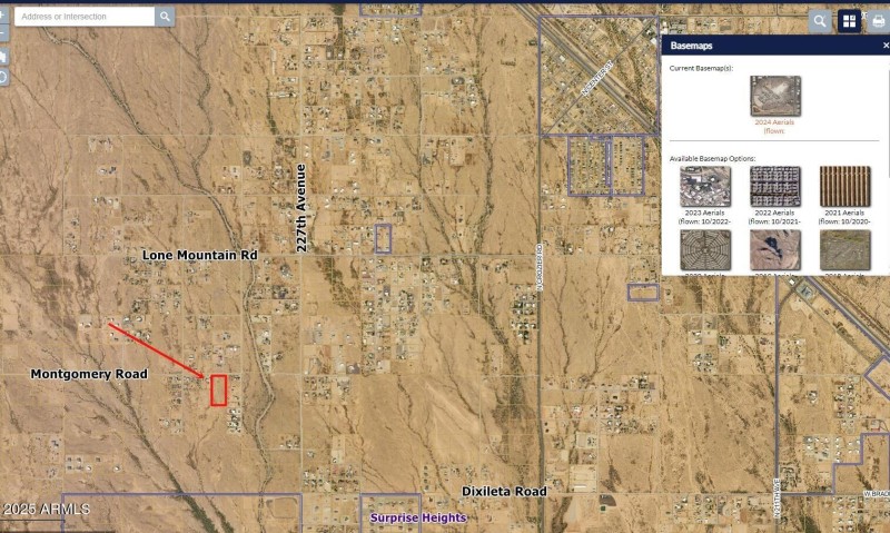 231st Avenue 5 Lots wide aerial