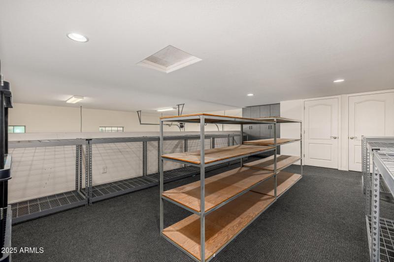 Loft Storage in RV Garage 1