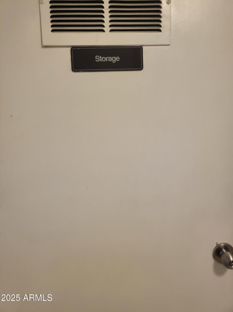 SEPARATE STORAGE ROOM