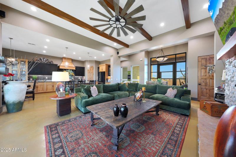 Great Room View Into Kitchen