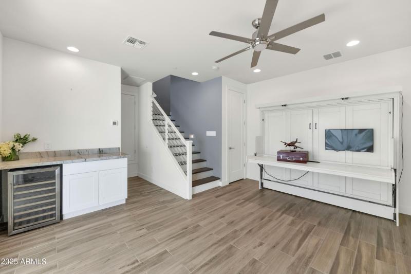 Downstairs guest suite or office