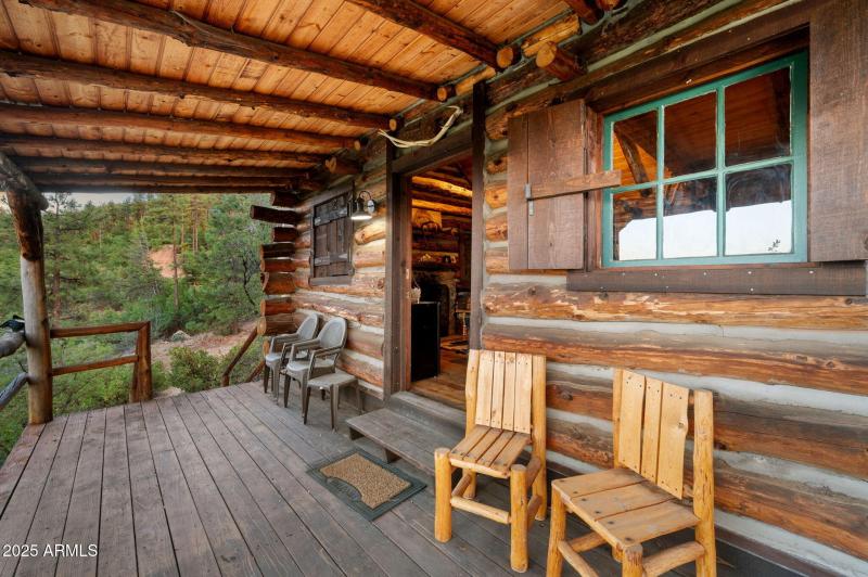 Cabin Front Porch