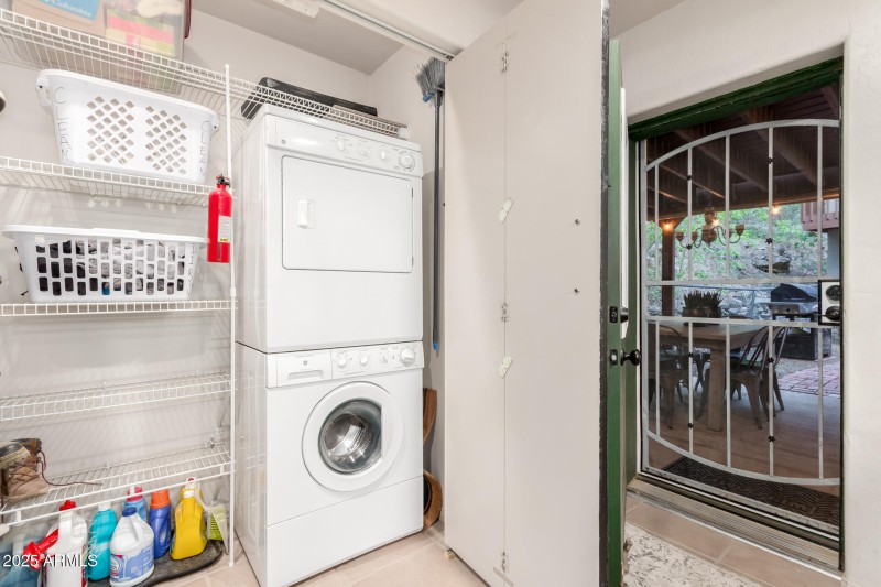 Inside Laundry and pantry