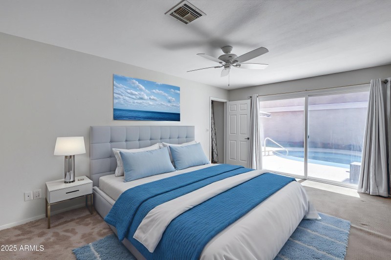 Primary Bedroom - Virtually Staged