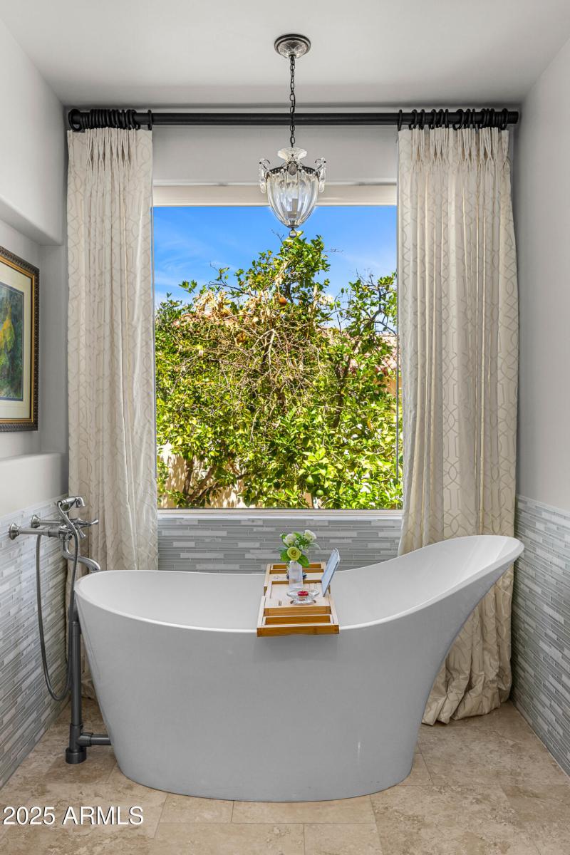 primary bathroom soaking tub
