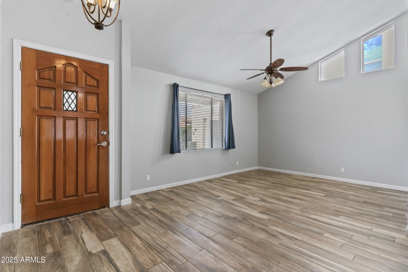 Living Room & Front Entry