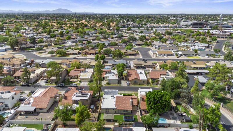 Aerial Shot Neighborhood