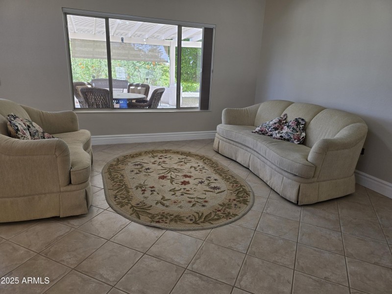 Blinds on all windows