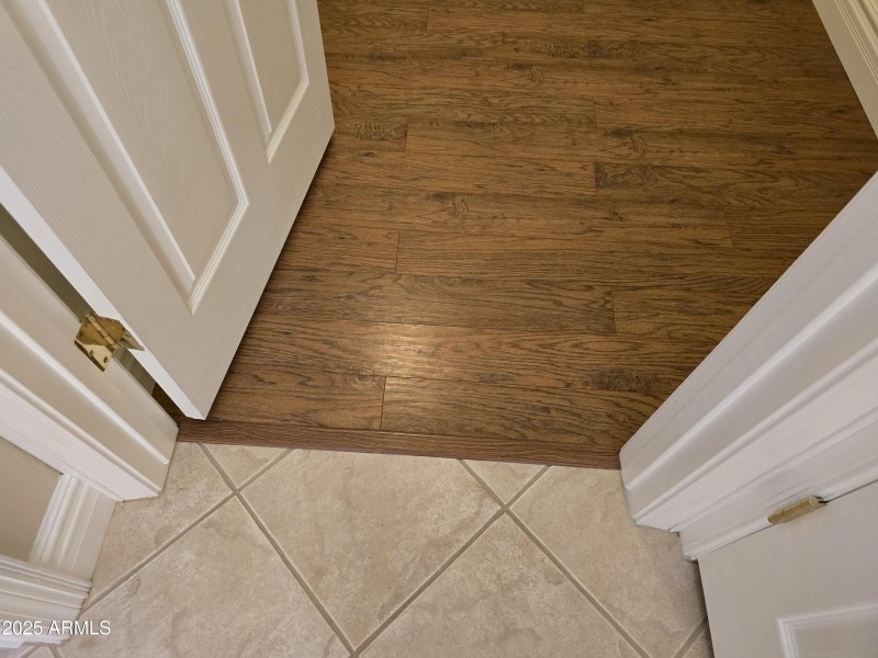 Wood Flooring in Walk-in