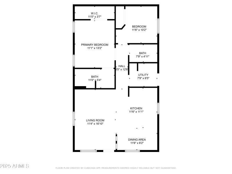 2D Floor Plan for 11425 E University Dr