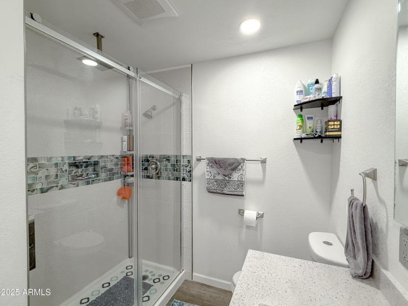 Walk-In Tiled Shower