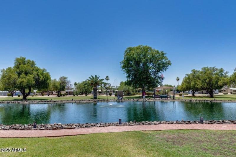 Palm Lakes Village Lake Walking Path