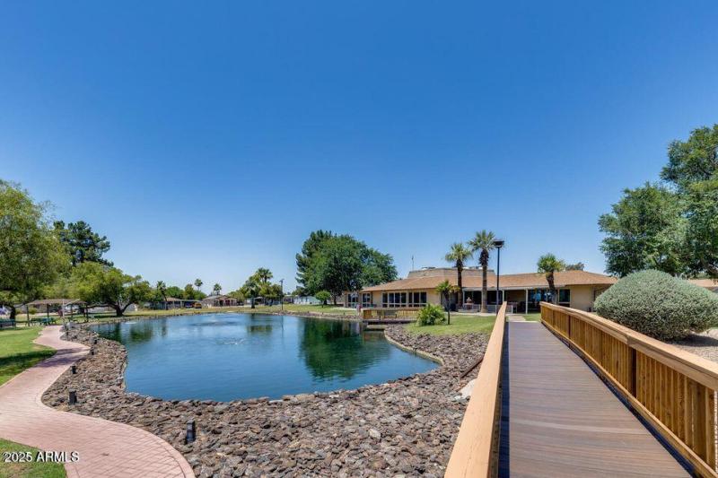 Palm Lakes Village Lake Walking Path
