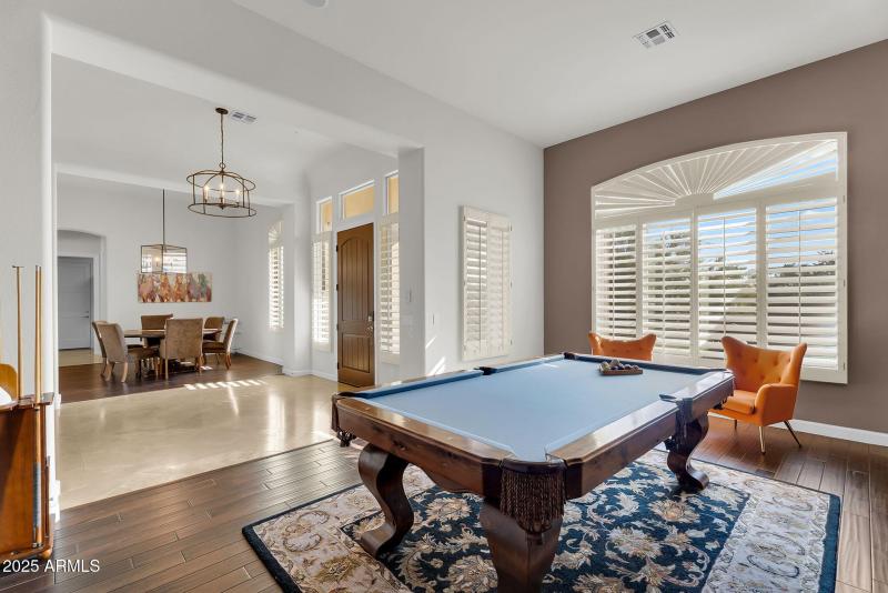 The entrance to the home