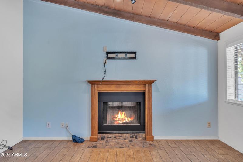 Fireplace and Mantel