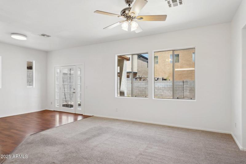 Living and dining space