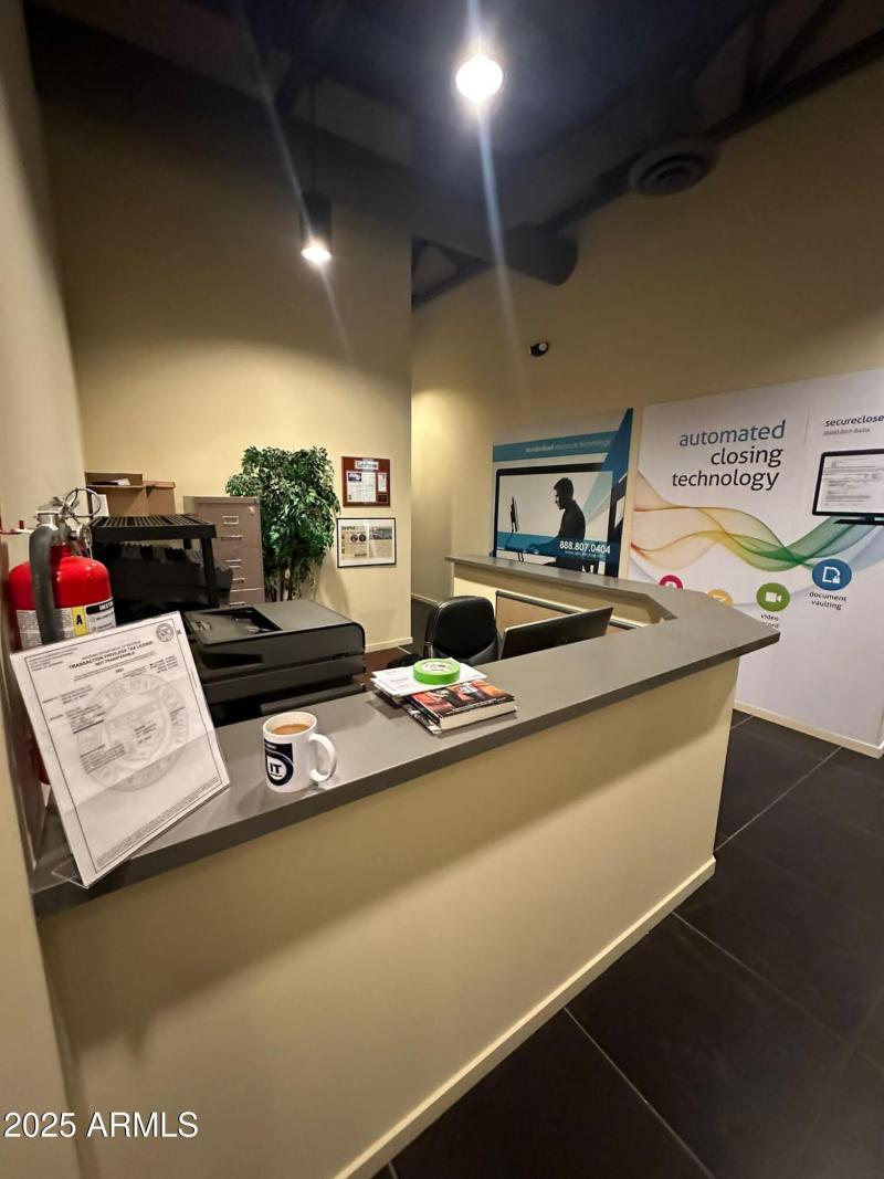 2nd Reception Desk Area