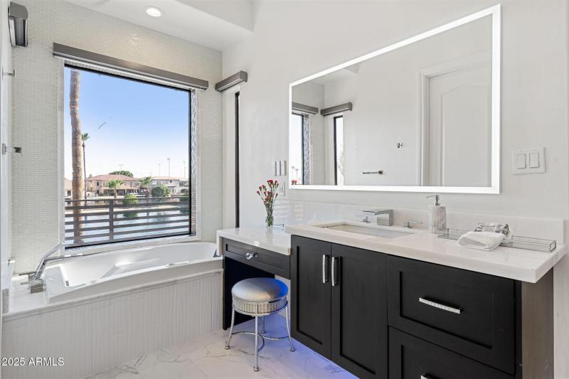 Primary suite bathroom