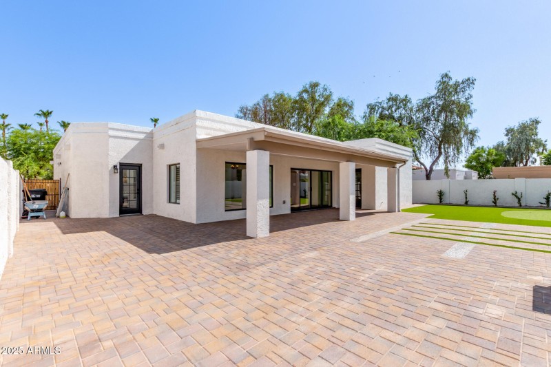 View from entertainment area