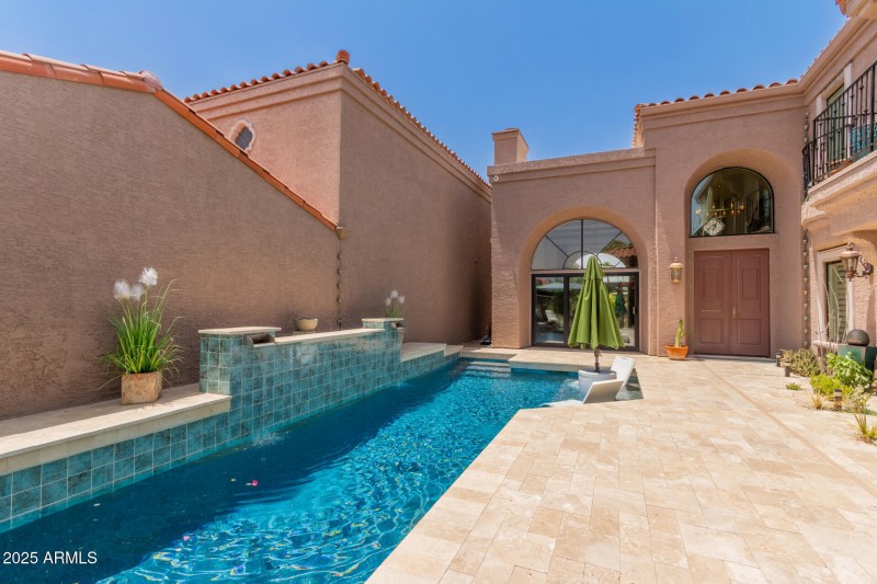 Entrance to Home from Courtyard