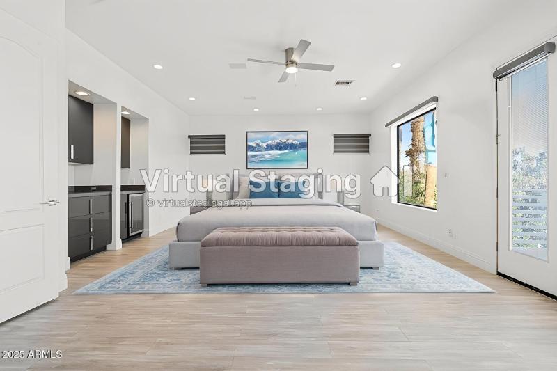 Primary-suite - virtual staged