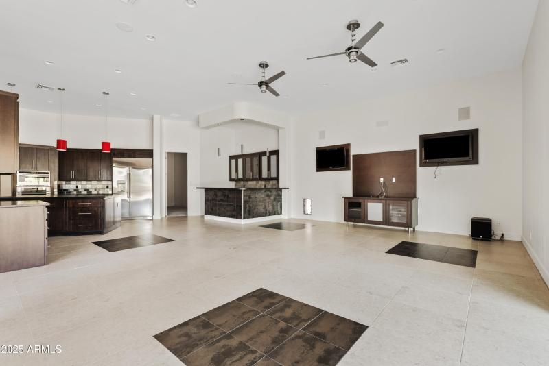 Great room view to bar