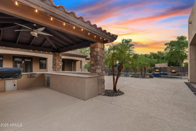 Twilight view of ramada