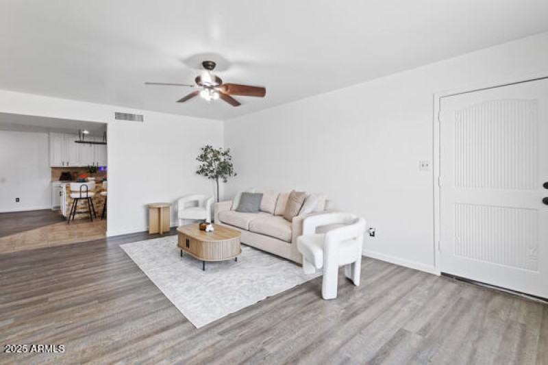 Living room w/lots of natural light