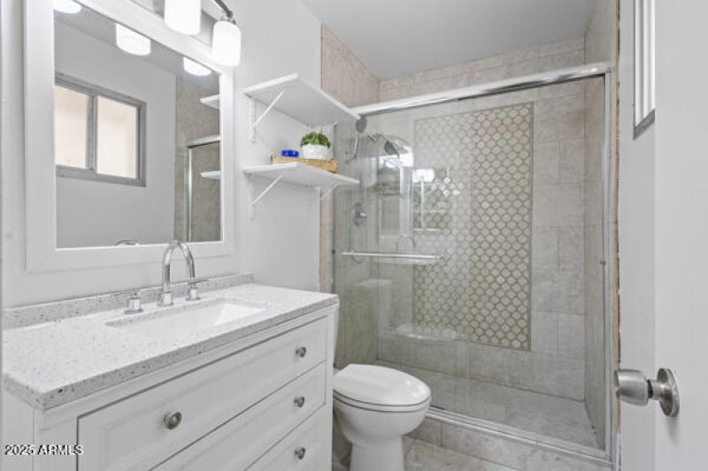 Upgraded primary bathroom