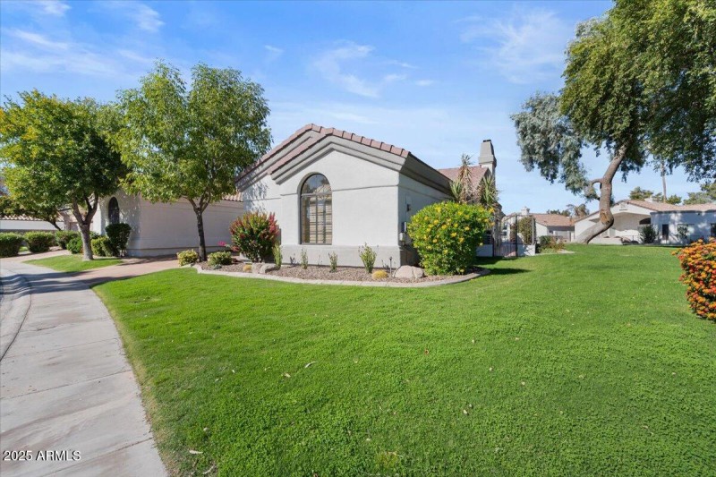 Added privacy lush corner lot