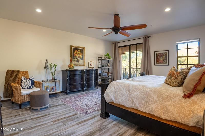 Spacious primary bedroom