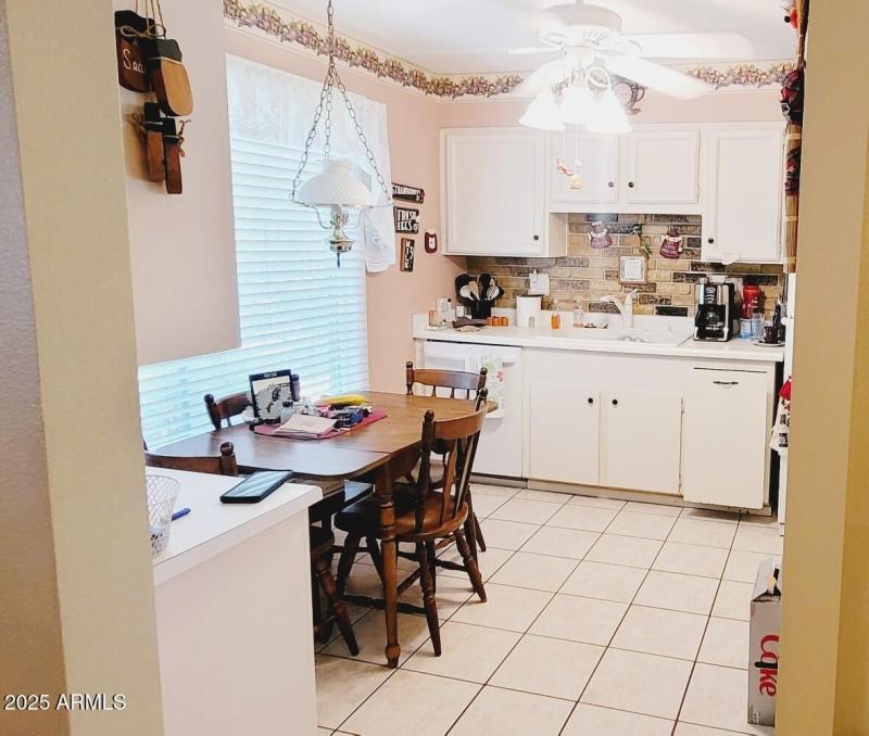 Kitchen with big Andersen window
