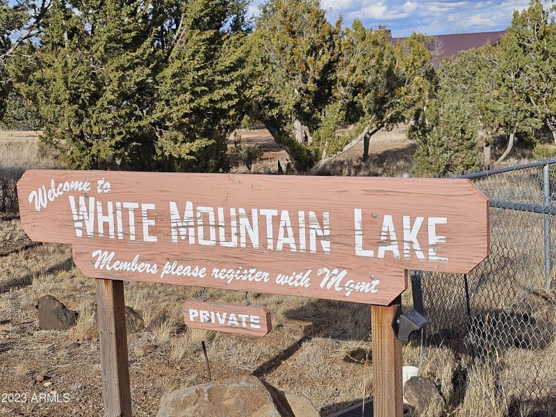 Welcome to White Mountain Lake