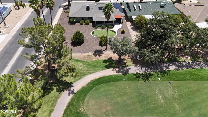 Arial View From Golf Course