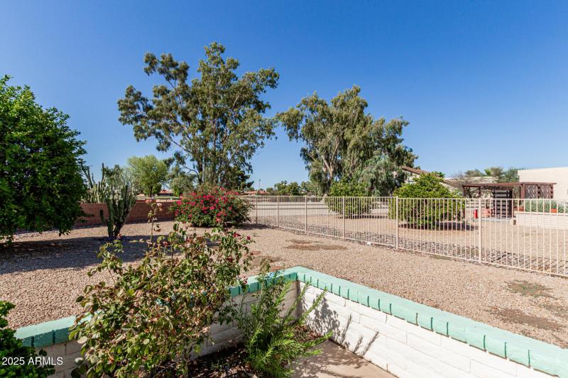 Landscaped Yard with Privacy