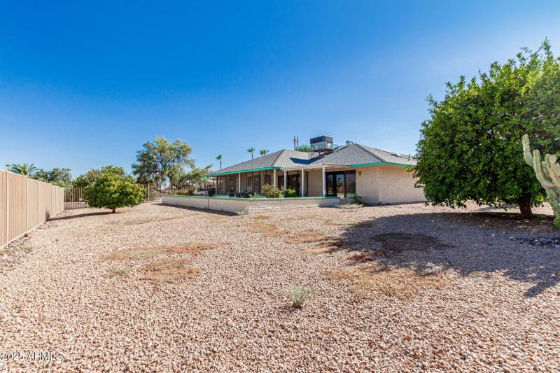 Expansive Backyard Lot