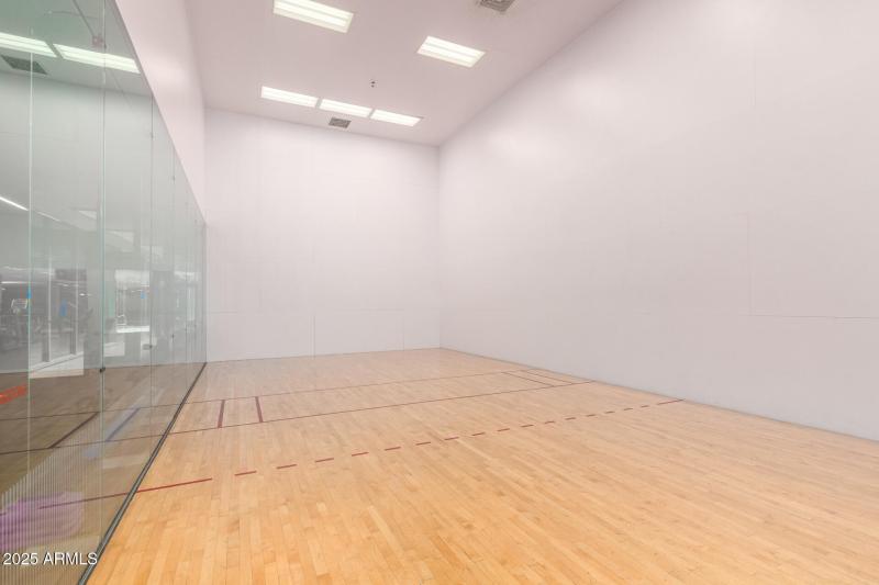 Community racketball court
