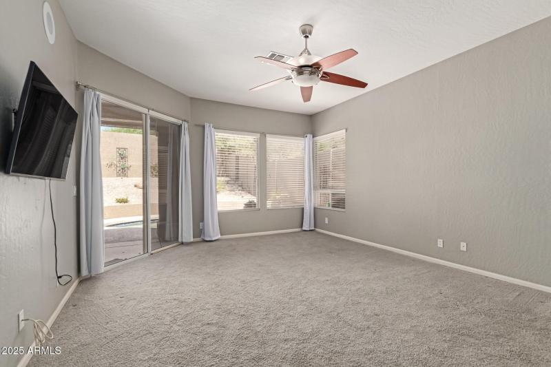 Primary Suite with Patio Door