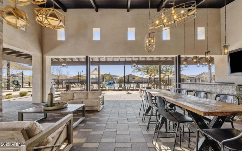 Clubhouse looking towards pool