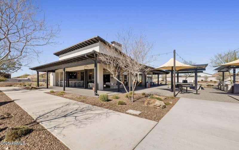 Outside view of Clubhouse