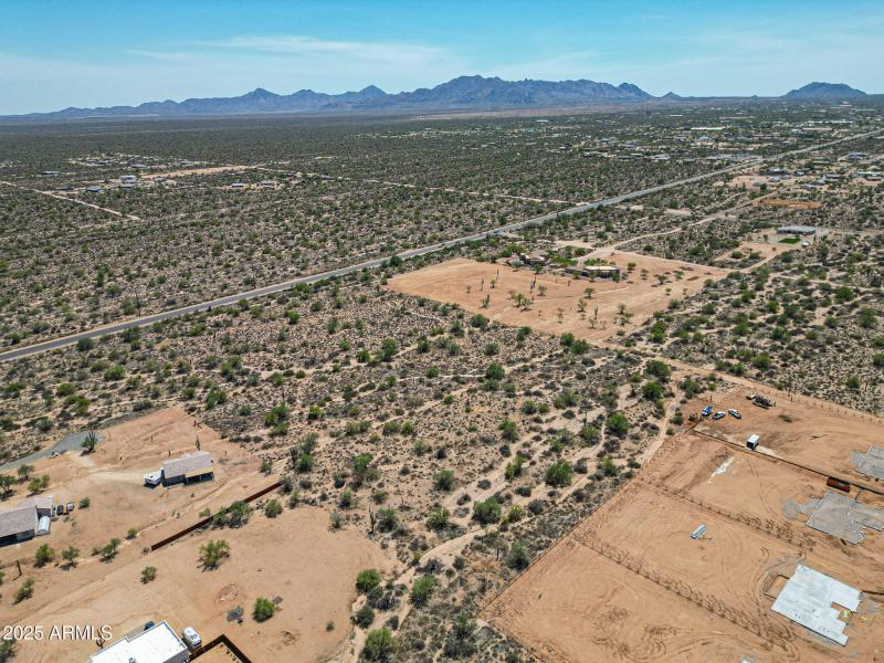 New custom homes being built to the nort