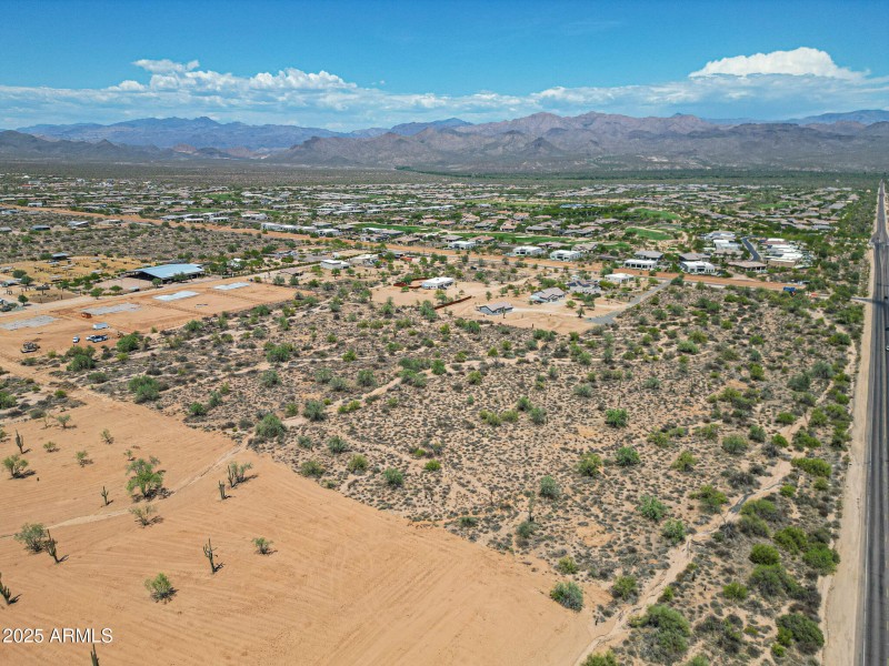 View to the northeast