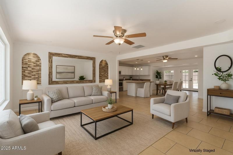 Virtu-Staged W Camino Acequia Living Roo