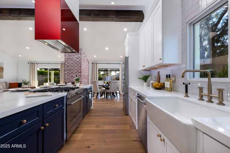 VIEW FROM THE KITCHEN